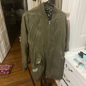 Men's Green Bomber Jacket
